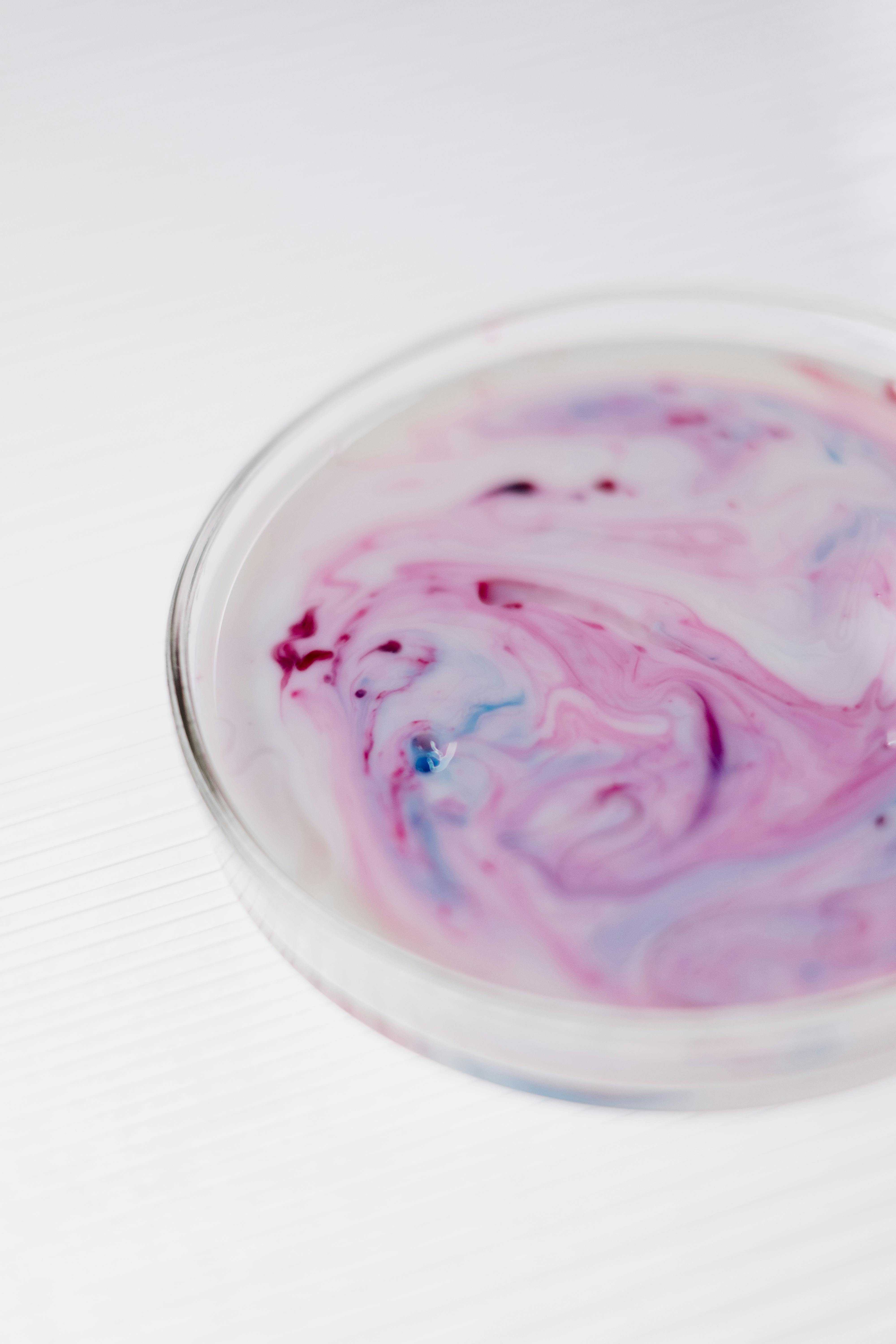 Glass sculpture with light shining through