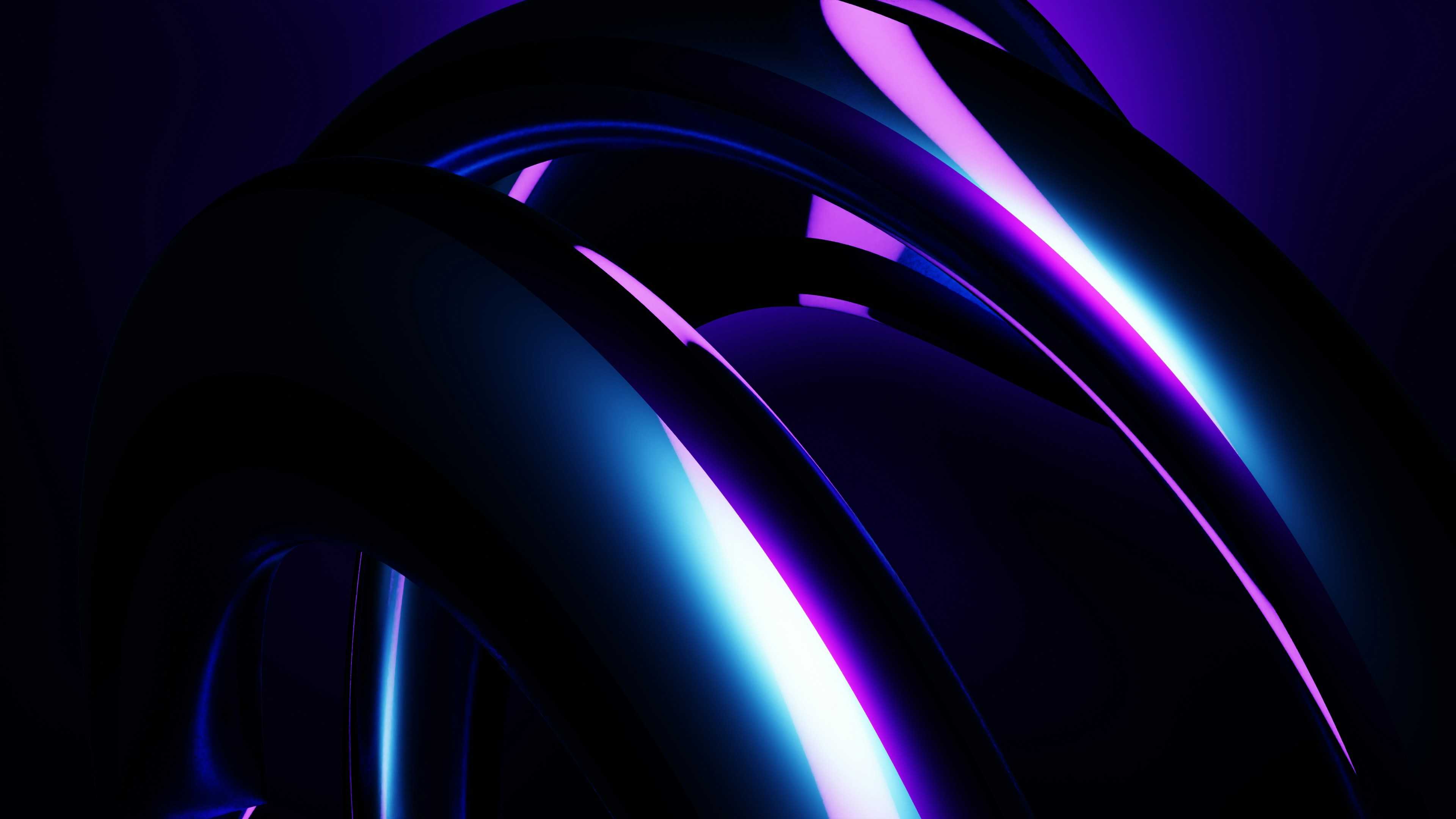 Glass sculpture with light shining through